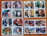 USA-PERSONALITATI-4BLOC. de 4Timbre-MNH-Scan
