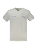 Cumpara ieftin Tricou barbati cu maneca scurta, cu imprimeu, Regular fit, Alb, XL
