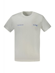 Tricou barbati cu maneca scurta, cu imprimeu, Regular fit, Alb, XL foto