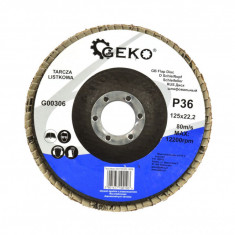 Disc pentru slefuire 125mm P36, Geko G00306