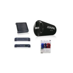 Pachet Subwoofer ALPINE SWT-12S4 + Statie BBX-T600 + Kit de cabluri 350940