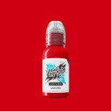 Tus Tatuaje World Famous Lava Red 30ml - Cerneala Tattoo Profesionala, Pigment Intens, Vegan