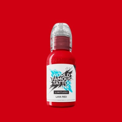 Tusuri Tatuaje - Culori WORLD FAMOUS 30 ml - Lava Red foto