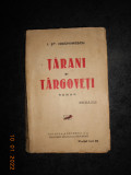I. ST. IOACHIMESCU - TARANI SI TARGOVETI (1934)