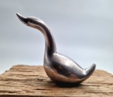 lebada miniatura din argint .990 inaltime de 5 cm 23,32 grame stil minimalist modernist