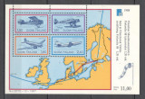 Finlanda.1988 Expozitia filatelica FINLANDIA:Avioane postale-Bl. KF.173, Nestampilat