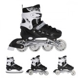 Role Reglabile 4in1 Nils Extreme NH10905-Negru, L (39-42)