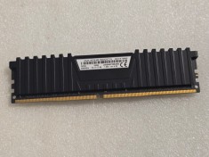 Memorie Corsair Vengeance LPX 16GB, DDR4, 3000 MHz, CL15, 1.35V, XMP 2.0, Negru