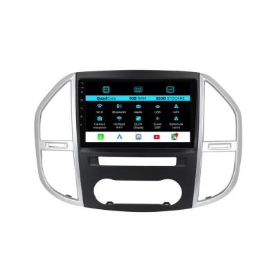 Navigatie Dedicata Mercedes Vito W447 (2014-2021), 10Inch, 1Gb Ram, 32Gb Stocare, Carplay foto
