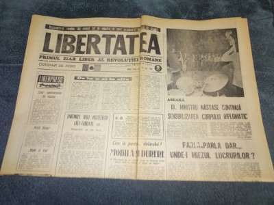 ZIARUL LIBERTATEA 21 MARTIE 1991 foto