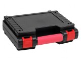 Valiză de Transport ABS Negru/Roșu 273x222x84mm