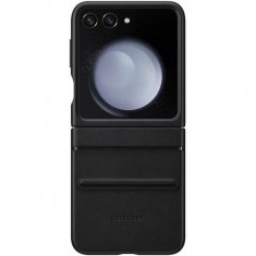 Husa telefon Samsung pentru Galaxy Z Flip5, Flap ECO-Leather Case, Negru