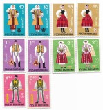 Romania - Costume nationale, 1973 - 10 valori neobliterate
