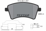 Set placute frana TEXTAR 2469301