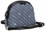 Sac de scrisori de damă din piele imitație denim, Bleu, Marime universala, David Jones