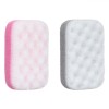 Set 2 Bureti Baie Masaj Gri Roz, Exfoliere Delicata, Fibre Sintetice, Piele Normala