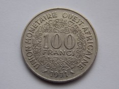 100 FRANCS 1971 STATELE AFRICANE DE VEST