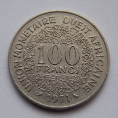 100 FRANCS 1971 STATELE AFRICANE DE VEST