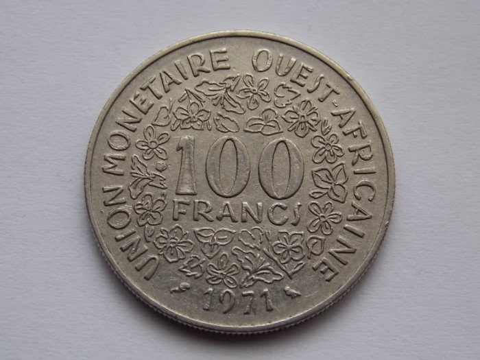 100 FRANCS 1971 STATELE AFRICANE DE VEST