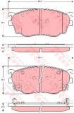 Set placute frana,frana disc MAZDA PREMACY (CP) (1999 - 2005) TRW GDB3253