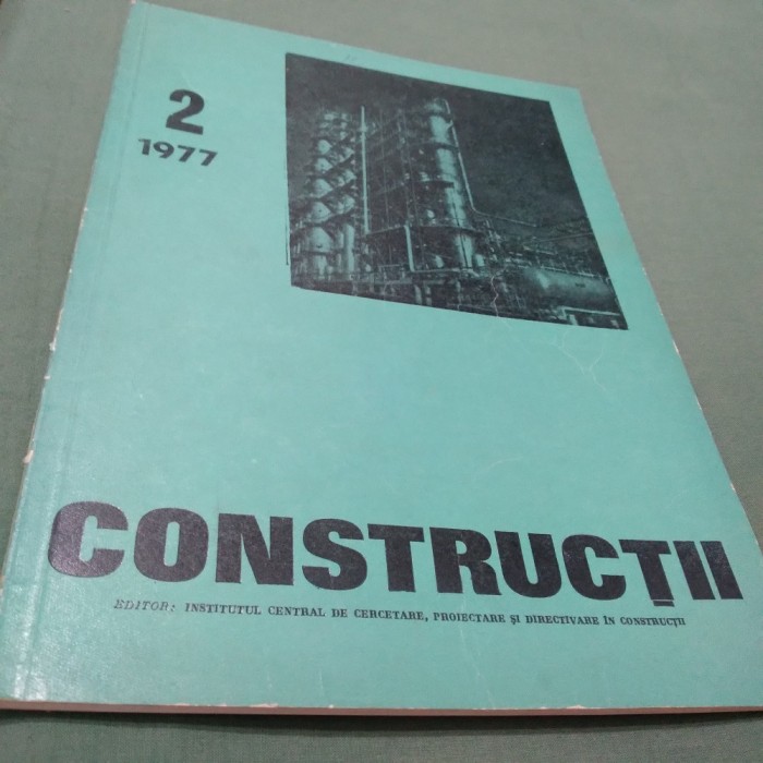 REVISTA CONSTRUCTII NR 2 /1977