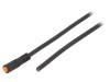 Cablu Conectare M8 3 Pini 5m IP65 Mama Dreapta Negru PUR Lutronic