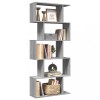 VidaXL Bibliotecă/separator 5 niveluri sonoma gri 70x24x161 cm lemn