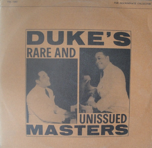 Vinil Duke Ellington &lrm;&ndash; Duke&#039;s Rare And Unissued Masters (VG)