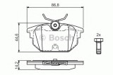 Set placute frana,frana disc FIAT MAREA Weekend (185) (1996 - 2007) BOSCH 0 986 424 545