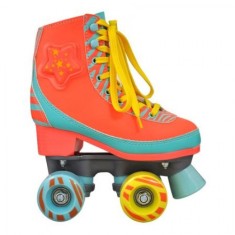 Role Quad Nijdam LED Star Zebra , Portocaliu, 37-38