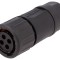 Conector circular pe cablu 4-pini mamă