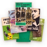 Colecție de 6 volume despre fotbal, din biblioteca lui Nicolae Rainea, cu dedicație