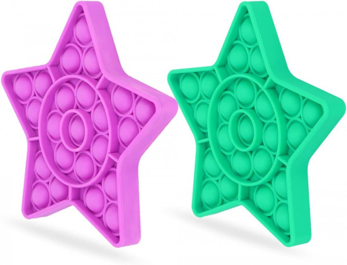 Mtlsy Star Push Bubble Jucărie senzorială Fidget, Autism Sipecal Needs Antistres