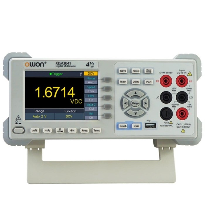 Multimetru de banc, OWON, XDM3041, 600mV-1kV, 600&micro;A-10A