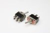 Comutator maneta 2x10A 250Vac ON-OFF-ON papuc 6.3mm