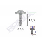 Clips Capac Motor Pentru Bmw/Audi 4.8X14.8Mm - Negru Set 10 Buc 134921 C10123-RMX