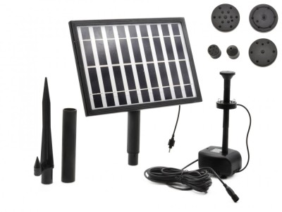 Pompa solara pentru iaz de 5W, GEKO G81472 foto