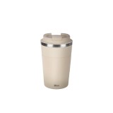 Cana de cafea Zilan ZLN9877 termos, capacitate 380ml, interior din inox, pereti dublii, crem