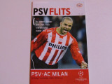 Program meci PSV EINDHOVEN -AC MILAN (Champions League 01.11.2005)