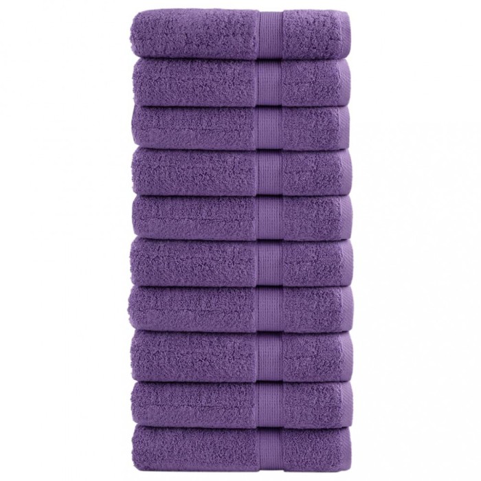 vidaXL Prosoape de baie premium SOLUND 10 buc 100x150 cm 600 gsm