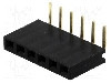 Conector 6 pini, seria {{Serie conector}}, pas pini 2.54mm, CONNFLY - DS1024-1*6RF1