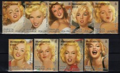 MONTSERRAT 1995 - Marilyn Monroe / serie completa MNH