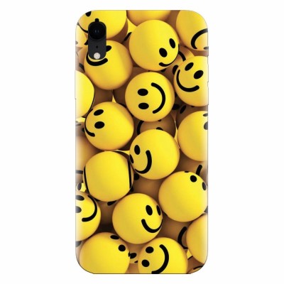 Husa silicon pentru Apple Iphone XR, Smiles 002 foto