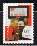 MONACO 1999, Festival Televiziune, Arta, serie neuzata, MNH, Nestampilat