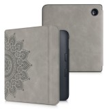 Husa pentru Kobo Libra 2, Piele ecologica, Gri, kwmobile, 56579.04