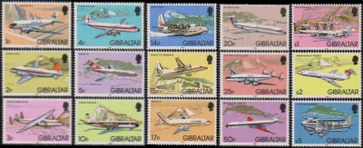 GIBRALTAR - 1982 - Avioane foto