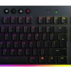 Tastatura mecanica gaming Logitech G915, Ultraslim, Lightspeed Wireless, Lightsync RGB, Switch Tactil (Negru)