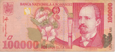 ROMANIA 100000 LEI 1998 VF foto