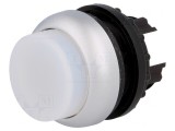 Comutator Apăsare 22mm Alb IP67