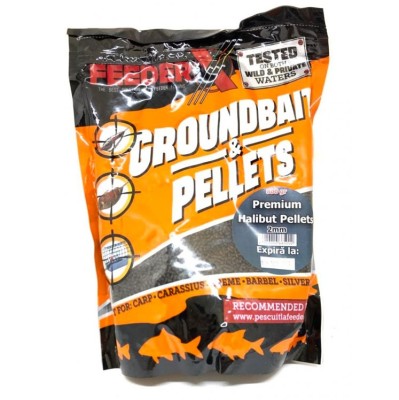 Pelete FeederX - Premium Halibut Pellets 2mm foto